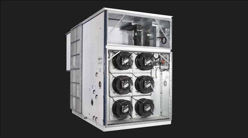 Large-scale, direct expansion thermal management unit for data centres ...